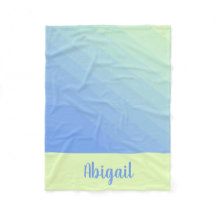 Personalisiert Blau-Gelb Ombre Gradient