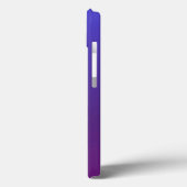 Personalisiert-blau und lila ombre Case-Mate iPhon iPhone Hülle (Rückseite / Links)