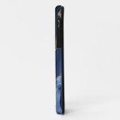 Personalisiert Blau und Schwarz Case-Mate iPhone Hülle (Hinten/Links)