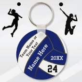 Personalisiert-Blau-Volleyball-Schlüsselanhänger Schlüsselanhänger