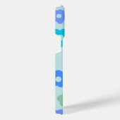 personalisiert blaue Blume iPhone Hülle (Rechte Seite)