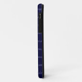 personalisiert-blaue Musiknoten Case-Mate iPhone Hülle (Hinten/Links)