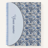 Personalisiert-Blaupisley Notizblock (Vorderseite)