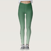 Personalisiert Bleibe Lucky Kleeblatt Irish Green Leggings (Vorderseite)