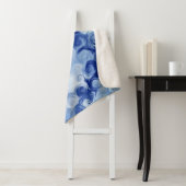 Personalisiert Blue Abstrakt Circles Sherpa Blanke Sherpadecke (Beispiel)