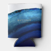 Personalisiert | Blue Agate Dosenkühler (Vorderseite)