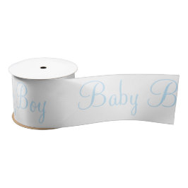 Personalisiert Blue Baby Boy Elegant Baby Geschenk Satinband
