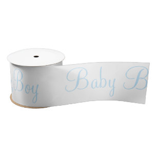 Personalisiert Blue Baby Boy Elegant Baby Geschenk Satinband
