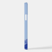 Personalisiert Blue Blume Lotus Mandala Chinoiseri iPhone Hülle (Rechte Seite)