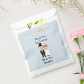 Personalisiert Blue Bridge & Groom Candy Bags Geschenktütchen (Versiegelt)