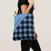 Personalisiert Blue Buffalo Kariert Tote Bag Tasche (Von Nahem)
