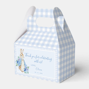 Personalisiert Blue Bunny Baby Dusche Geschenkschachtel