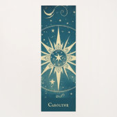 Personalisiert Blue Celestial Yoga Mat Yogamatte (Rückseite)