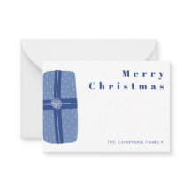 Personalisiert Blue Christmas Geschenk Geschenk Ge