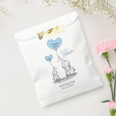 Personalisiert Blue Elephant Baby Duschgeschenk Geschenktütchen (Versiegelt)