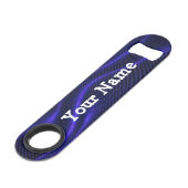 Personalisiert Blue Flasche Opener Speed Flaschenöffner (Vorderseite Schrägansicht)