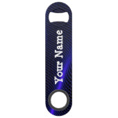 Personalisiert Blue Flasche Opener Speed Flaschenöffner (Rückseite)
