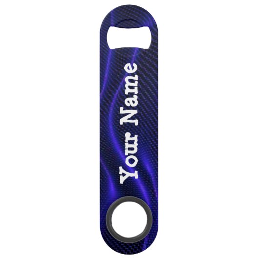 Personalisiert Blue Flasche Opener Speed Flaschenöffner (Vorderseite)