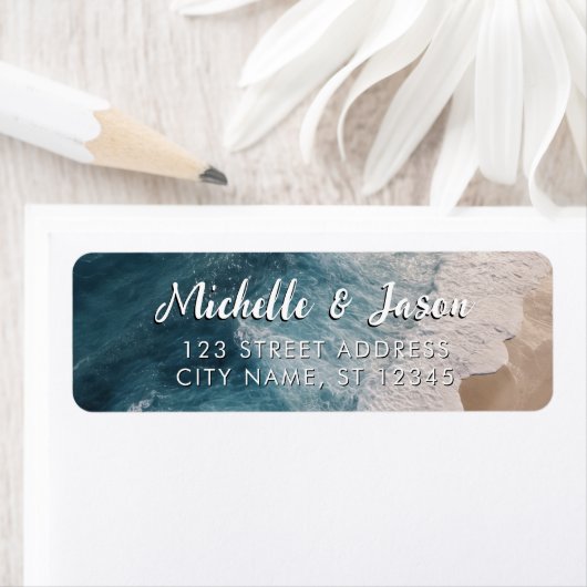 Personalisiert Blue Green Ocean Summer Beach Waves (Insitu)