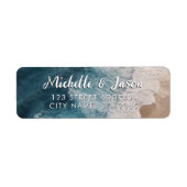 Personalisiert Blue Green Ocean Summer Beach Waves (Vorne)