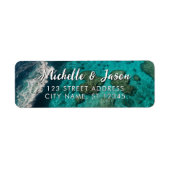 Personalisiert Blue Green Ocean Summer Beach Waves (Vorne)