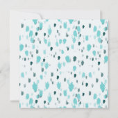 Personalisiert Blue & Grey Fun Big Splash Geburtst Einladung (Rückseite)