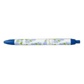 Personalisiert Blue Hydrangea Pen Kugelschreiber (Vorderseite)