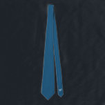 Personalisiert Blue Jay Wedding Groom Krawatte<br><div class="desc">Wenn Sie eine zeitgemäße und minimalistische Hochzeitstil-Krawatte suchen,  ist unser Blue Jay Nacken Krawatte-Design die perfekte Wahl ©️ 2023 - Die Rückseite der Krawatte ist mit den Bräutigam/Trauzeuge-Initialen personalisiert,  können Sie das entfernen,  wenn Sie nur eine passende,  solide Krawatte ohne Schrift gewollt haben</div>