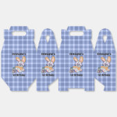 Personalisiert Blue Kariertes Kinderzimmer Kunst,  Geschenkschachtel (Ungeklappt)