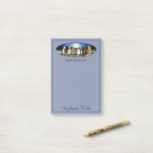 Personalisiert Blue Moon Dogs Friends Süße Tier Post-it Klebezettel (Auf Schreibtisch)