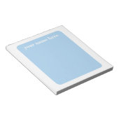 Personalisiert Blue Notepad Notizblock (angewinkelt)