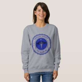 Personalisiert Blue Physical Therapy Caduceus Sweatshirt