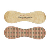 Personalisiert Blue Red Baseball Coach Danke (Paneele)