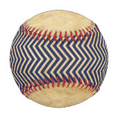 Personalisiert Blue Red Baseball Coach Danke (Rückseite)