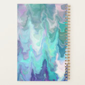 Personalisiert Blue Rhapsody | Abstrakte Kunst Planer (Rückseite)