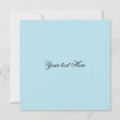 Personalisiert Blue Rose Lace Details (Rückseite)