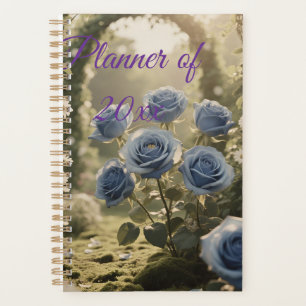 Personalisiert Blue Rose Liebe Custom Wedding & Li Planer