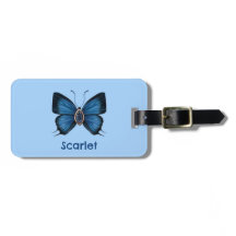 Personalisiert Blue Sapphire Peacock Royal Butterf