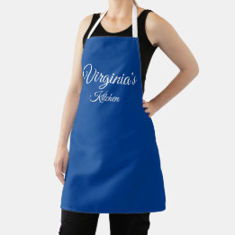 Personalisiert Blue Schürze