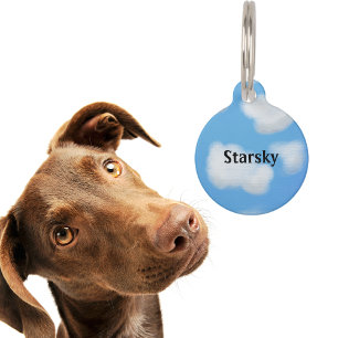 Personalisiert Blue Sky Pet ID-Tag Haustiermarke
