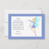 Personalisiert Blue Tooth Fairy Vielen Dank Dankeskarte (Vorderseite)