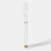 Personalisiert Blue und White Baseball Jersey Case-Mate iPhone Hülle (Rückseite / Links)