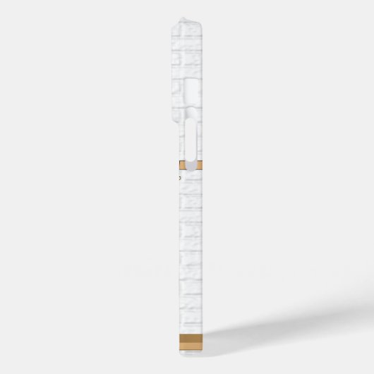 Personalisiert Blue und White Baseball Jersey Case-Mate iPhone Hülle (Rückseite / Links)