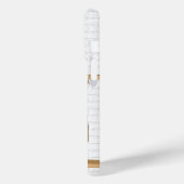 Personalisiert Blue und White Baseball Jersey Case-Mate iPhone Hülle (Rückseite / Links)