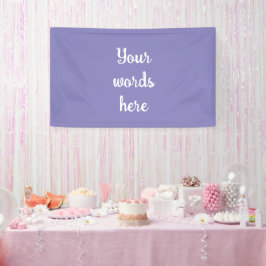Personalisiert Blue Violet Banner