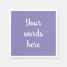 Personalisiert Blue Violet Paper Napkins Serviette