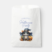 Personalisiert Blue Watercolor Baby Dragon Hallowe Geschenktütchen (Vorderseite)