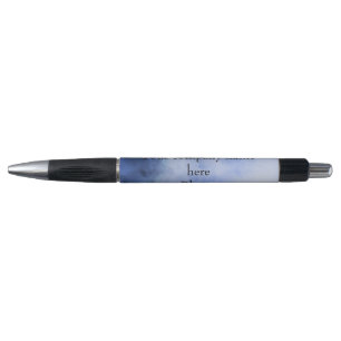Personalisiert Blue White Watercolor Business Pens Kugelschreiber
