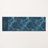 Personalisiert Blue Yoga Mat Yogamatte (Vorderseite (Horizontal))