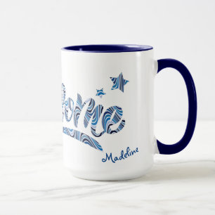 Personalisiert Blue "You areAwesome" Motivierend Tasse
